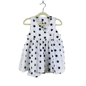 Dagmar Daley 100% cotton little girls toddler polka dot top NWT